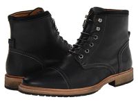 2016 Florsheim Combat Boots for Men - Indie Cap Toe Boot - Black On Sale